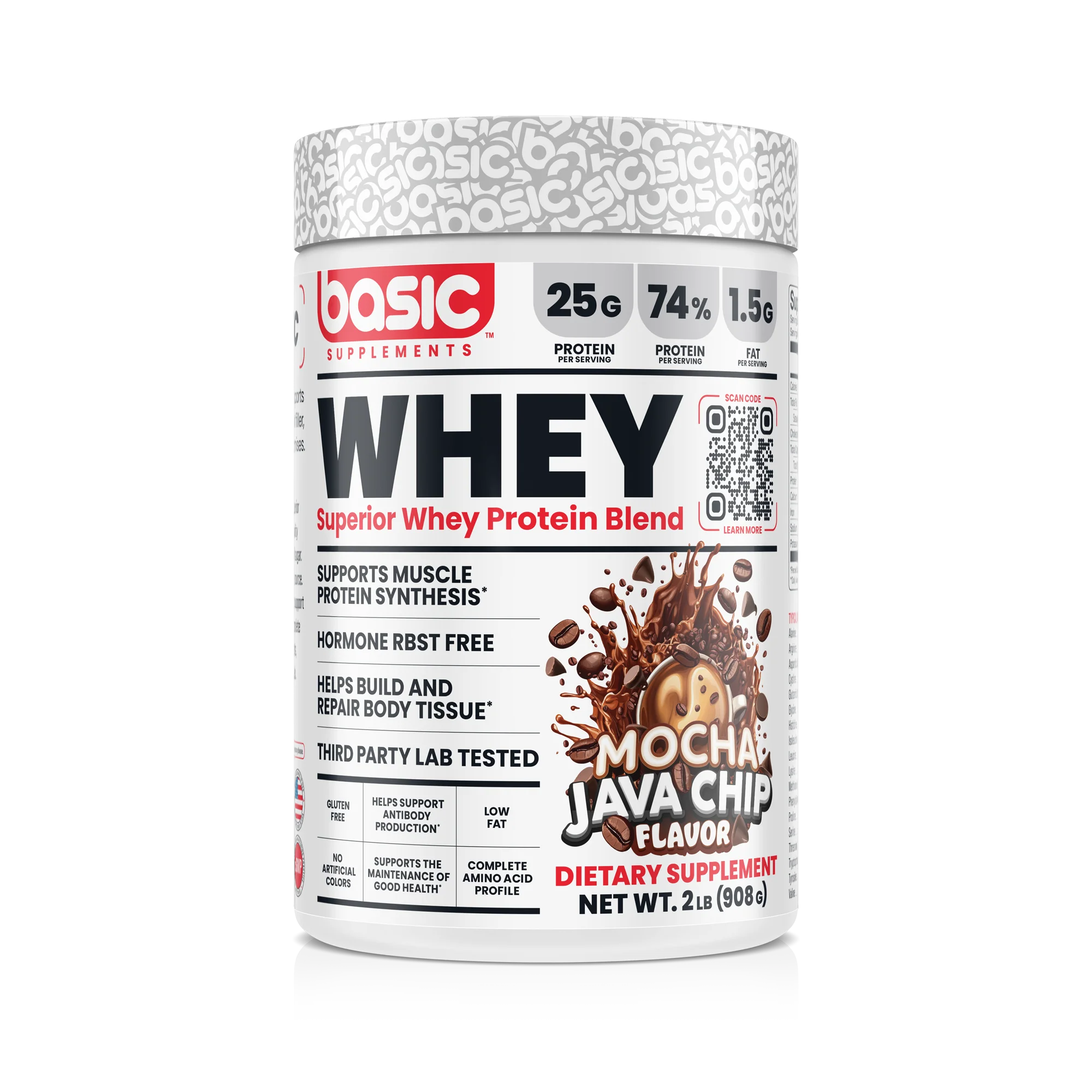 Basic Supplements Whey 2lb - Image 5