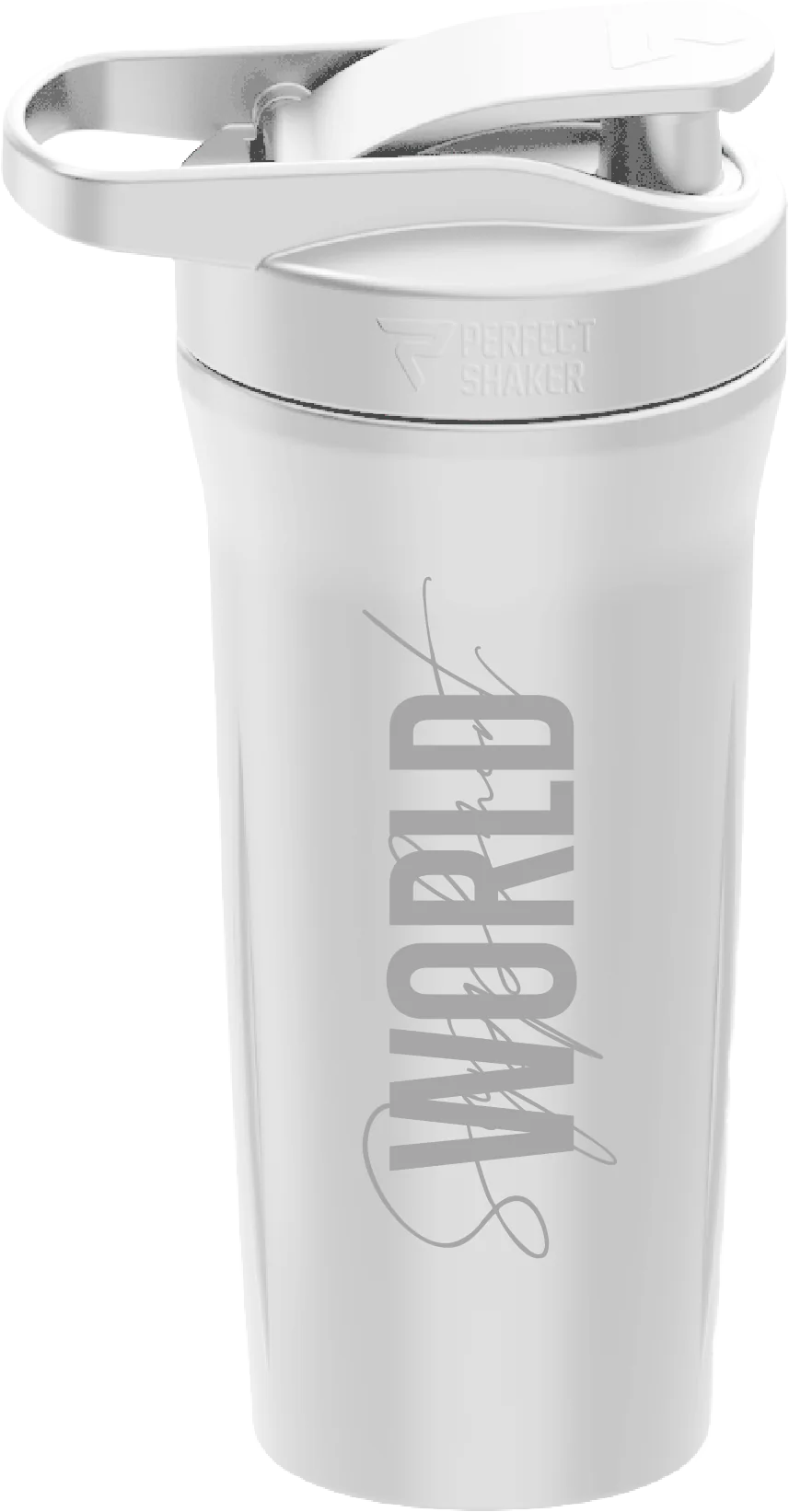 Supplement World Stainless Steel Shaker - Image 2