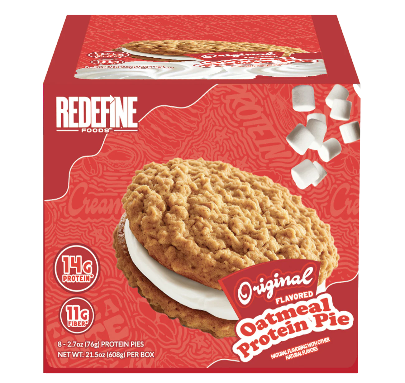 Redefine Foods Oatmeal Protein Pie Box